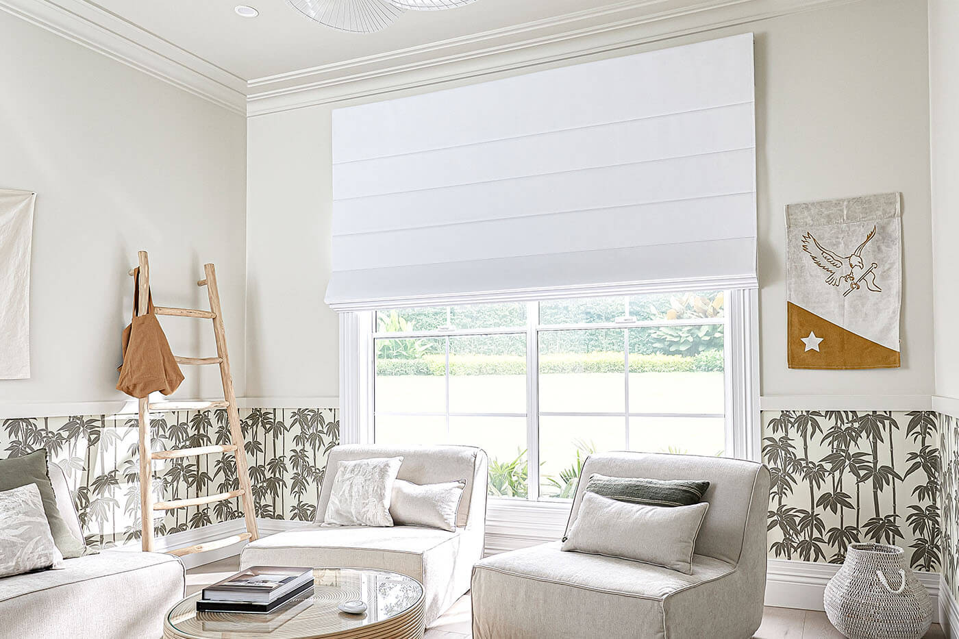 Modern discount roman shades