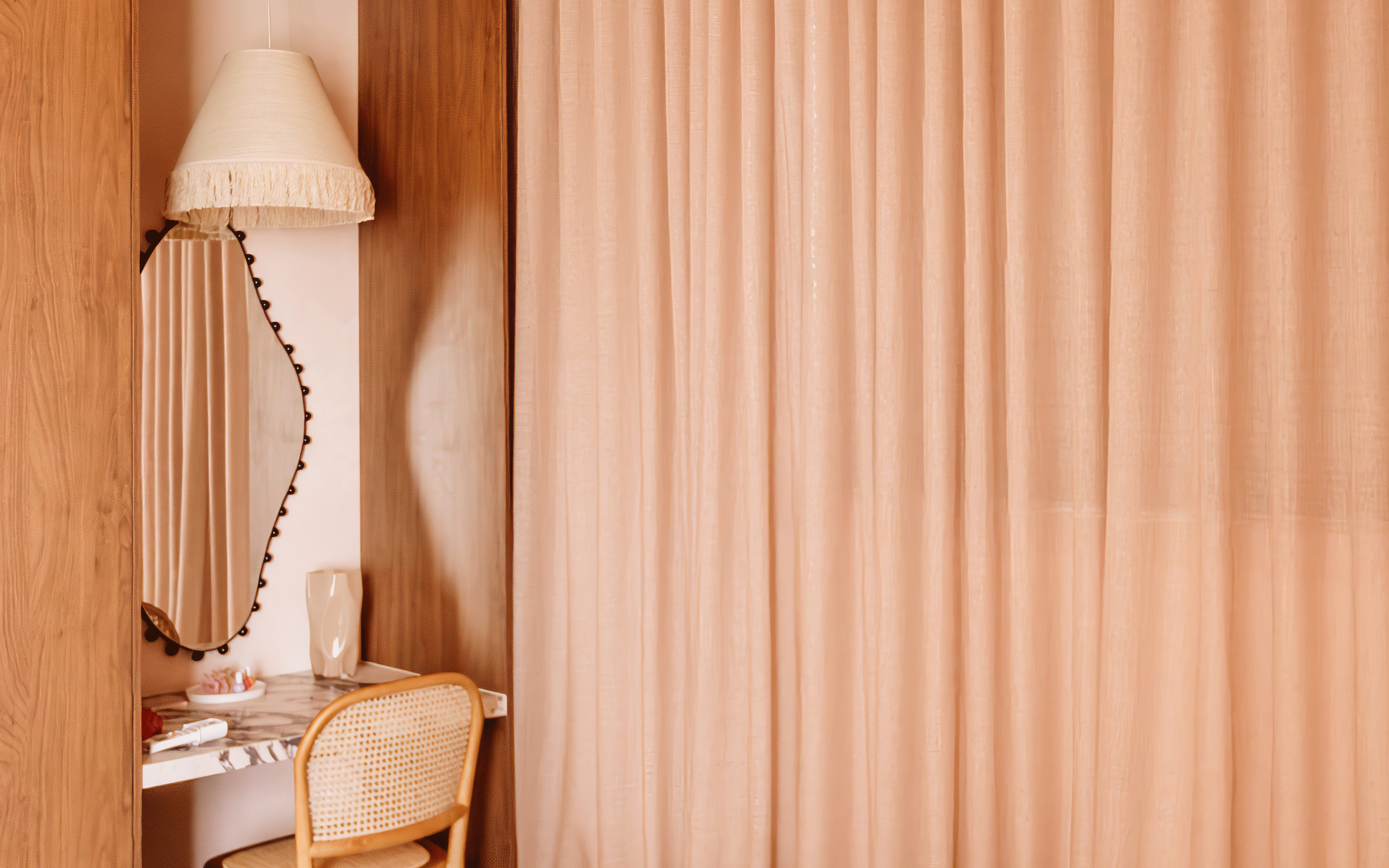 House 1, Week 1 - Luxaflex Sheer Curtains