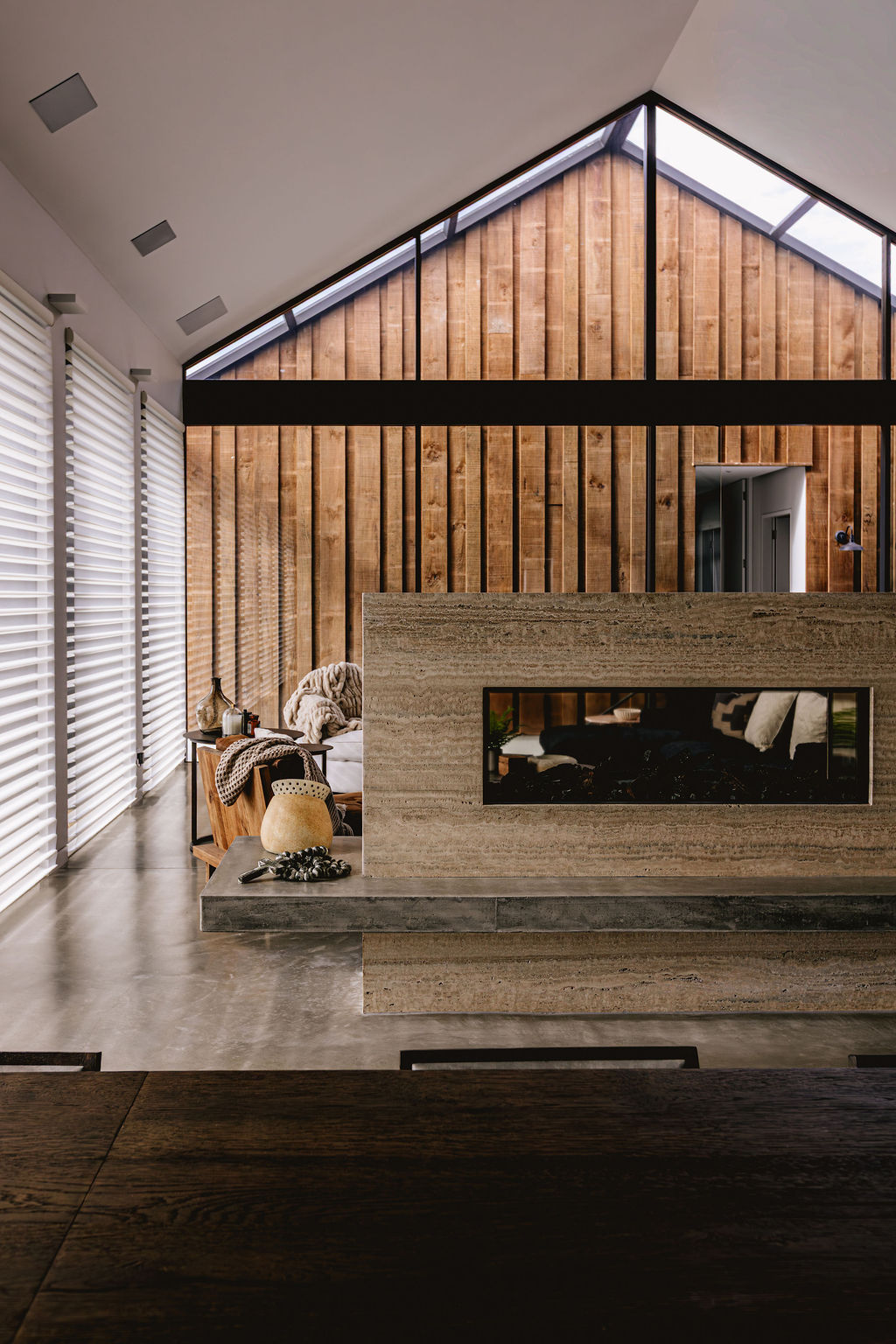 Luxaflex Silhouette Halo window shadings in a light-filled interior