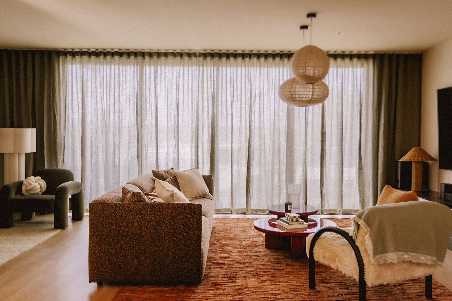 House 1, Week 1 - Luxaflex Sheer Curtains
